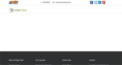 Desktop Screenshot of energytotalgroup.com