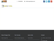 Tablet Screenshot of energytotalgroup.com